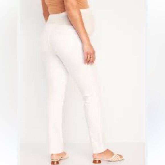 GAP White Maternity True Skinny Crop Jeans(Size 28reg) - Picture 1 of 8